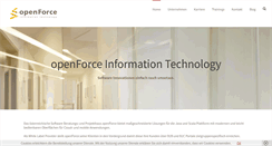 Desktop Screenshot of openforce.com